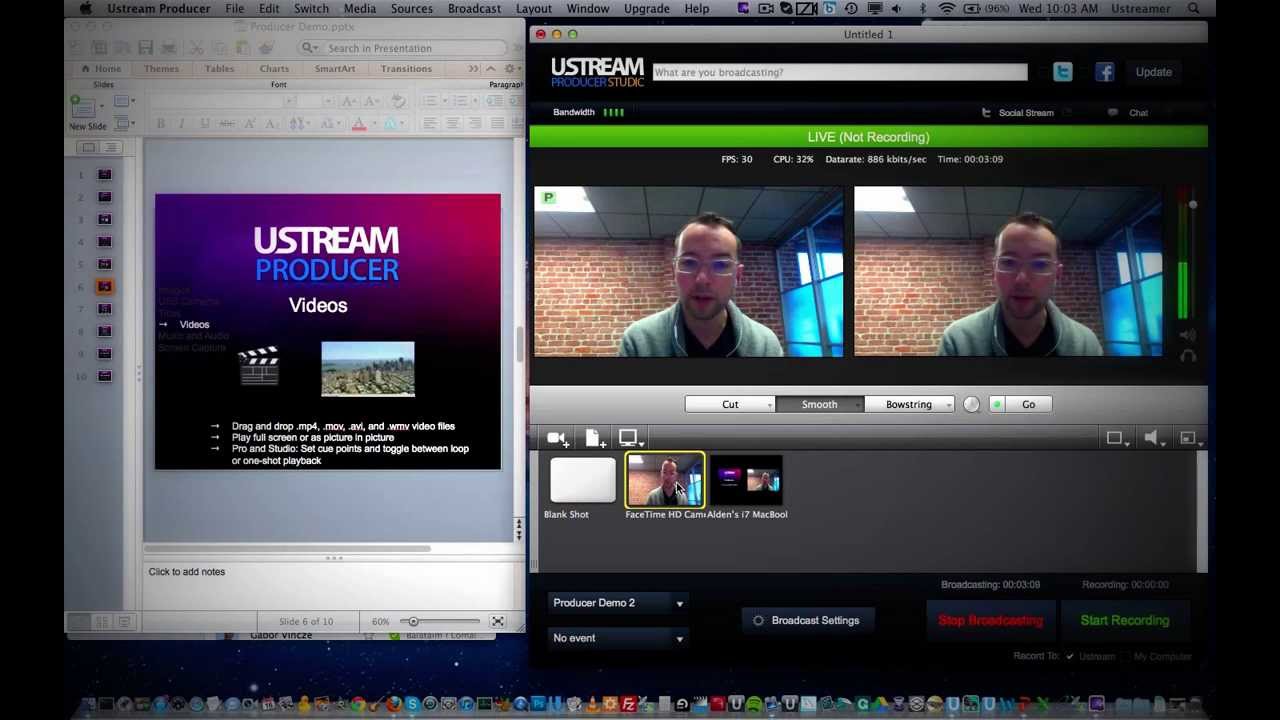 Software like livestream for mac pro